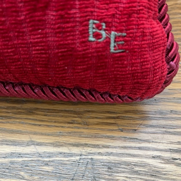 Holiday throw pillow with decorative holly berries. 9-1/2 x 13. - Picture 2 of 4